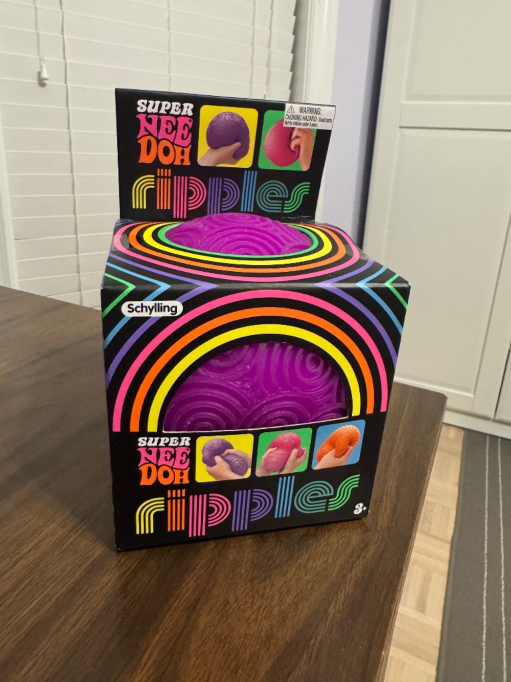 Schylling - Needoh Super Ripples, Purple, Brand New in Original Packaging!